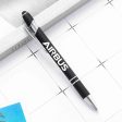 Airbus & Text Designed Ballpens Capacitive Screen Touch Pens Sale