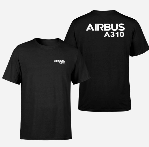 Airbus A310 & Text Designed Double-Side T-Shirts Online Hot Sale