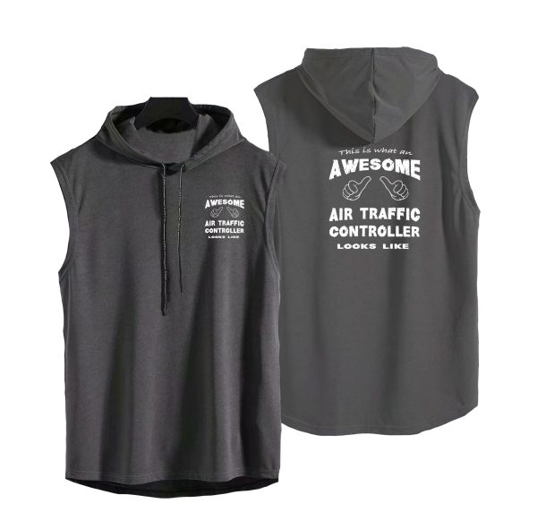 Air Traffic Controller Designed Hooded Tank Tops on Sale