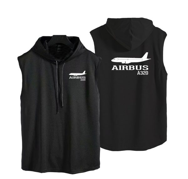 Airbus A320 Printed Designed Hooded Tank Tops Online now