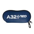 A321neo & Text Designed Glasses Bag Hot on Sale