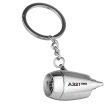 A321neo & Text Designed Airplane Jet Engine Shaped Key Chain For Sale