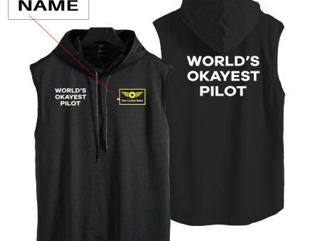 World s Okayest Pilot Designed Hooded Tank Tops For Discount