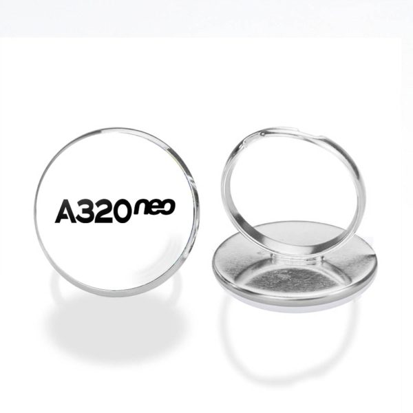 A320neo & Text Designed Rings Online Hot Sale