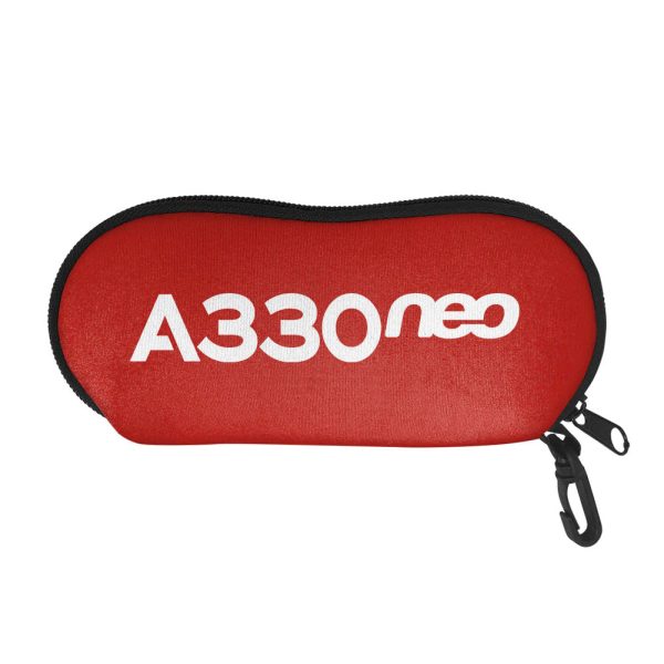 A330neo & Text Designed Glasses Bag For Discount