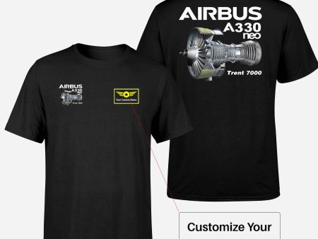 Airbus A330neo & Trent 7000 Designed Double-Side T-Shirts For Cheap