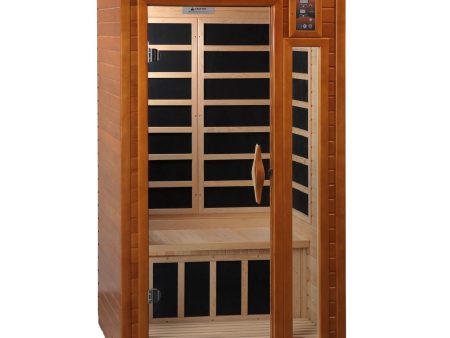 Barcelona 1-2-person Low EMF Infrared Sauna - Canadian Hemlock on Sale