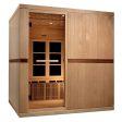 Golden Designs Catalonia 8-person PureTech™ Near Zero EMF (Under 2MG) FAR Infrared Sauna (Canadian Hemlock) Supply