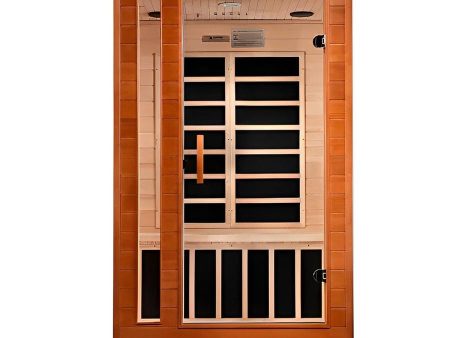 Cordoba 2 Person Ultra Low EMF FAR Infrared Sauna - Canadian Hemlock Cheap