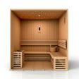 Golden Designs Copenhagen Edition 3 Person Traditional Sauna - Canadian Red Cedar Fashion