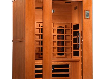 Dynamic Lugano 3-Person Full Spectrum Near Zero EMF Sauna - Canadian Hemlock on Sale