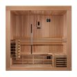 Golden Designs Copenhagen Edition 3 Person Traditional Sauna - Canadian Red Cedar Fashion