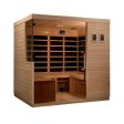 Dynamic La Sagrada 6-person Ultra Low EMF FAR Infrared Sauna - Canadian Hemlock For Sale