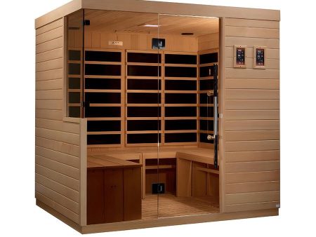 Dynamic La Sagrada 6-person Ultra Low EMF FAR Infrared Sauna - Canadian Hemlock For Sale