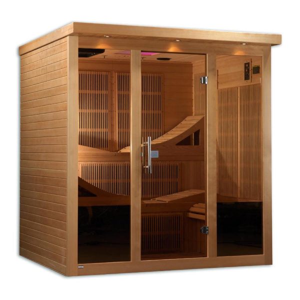 Golden Designs Monaco 6-person PureTech™ Near Zero EMF FAR Infrared Sauna Online