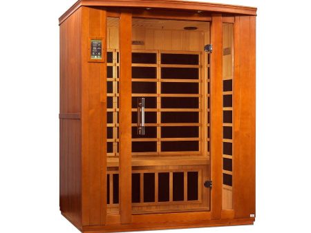 Dynamic Bellagio 3-Person Low EMF FAR Infrared Sauna - Canadian Hemlock Online now