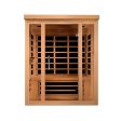 Dynamic Vila 3-Person Ultra Low EMF FAR Infrared Sauna - Canadian Hemlock Online now