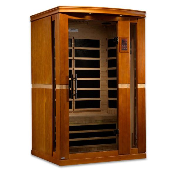 Dynamic Vittoria 2-Person Low EMF FAR Infrared Sauna - Canadian Hemlock Online Hot Sale