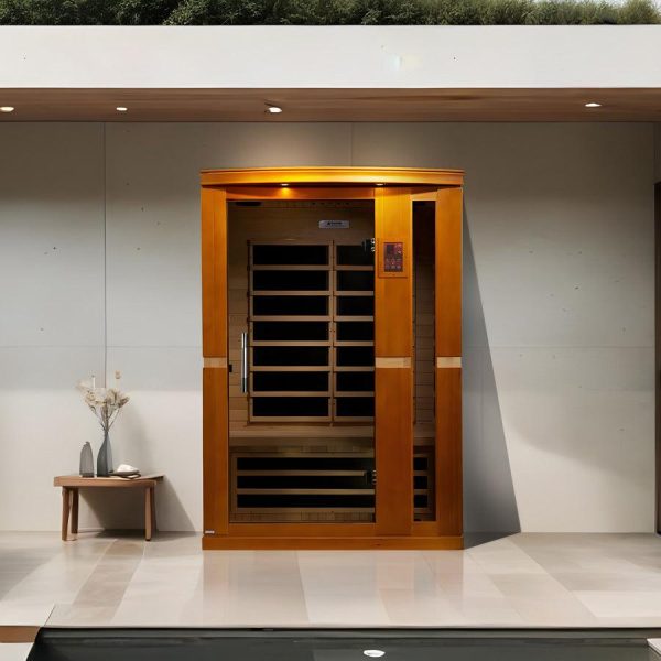 Dynamic Vittoria 2-Person Low EMF FAR Infrared Sauna - Canadian Hemlock Online Hot Sale