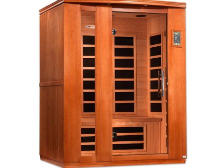 Dynamic Lugano 3-Person Ultra Low EMF FAR Infrared Sauna - Canadian Hemlock For Cheap